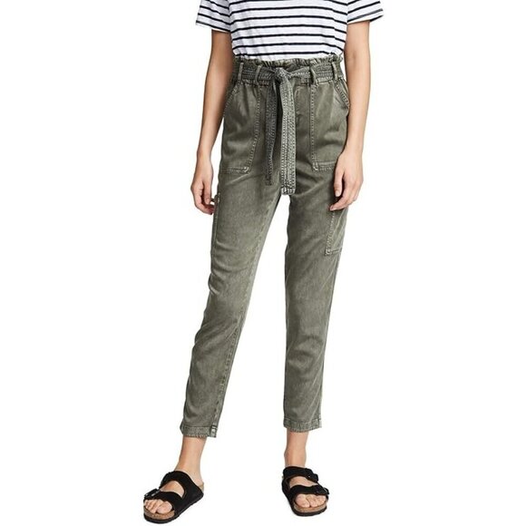 Splendid‎ Womens Elastic Waist Cargo Pants Size 28 - Picture 2 of 14